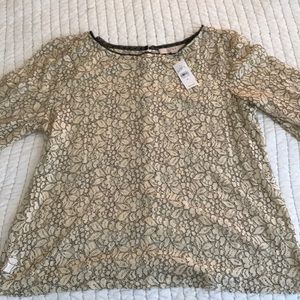 New with tags lace top from Loft